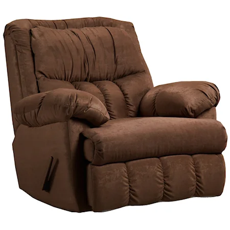 Casual Rocker Recliner for Family Rooms and Living Rooms